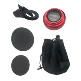 Maxbell phone Camera Lens Kit 0.45x Super Wide Angle Micro Lens for Tablet Red