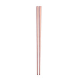 Maxbell 304 Stainless Steel Square Chopsticks Polished for Kitchen Hotel Rose Gold - Aladdin Shoppers