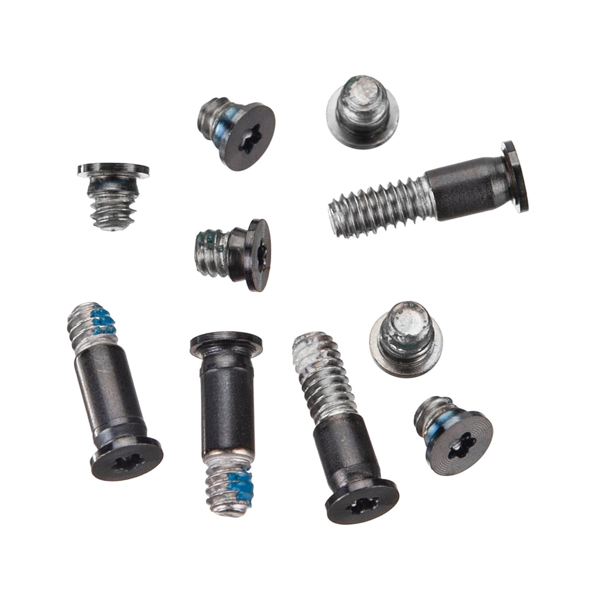 Maxbell 10 Pieces Sturdy Bottom Case Cover Screws Replace for 13in A1932 Accessories Gray