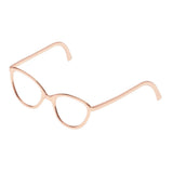 Maxbell 1 / 6 soldier accessories glasses 2.3x2.4cm rose gold
