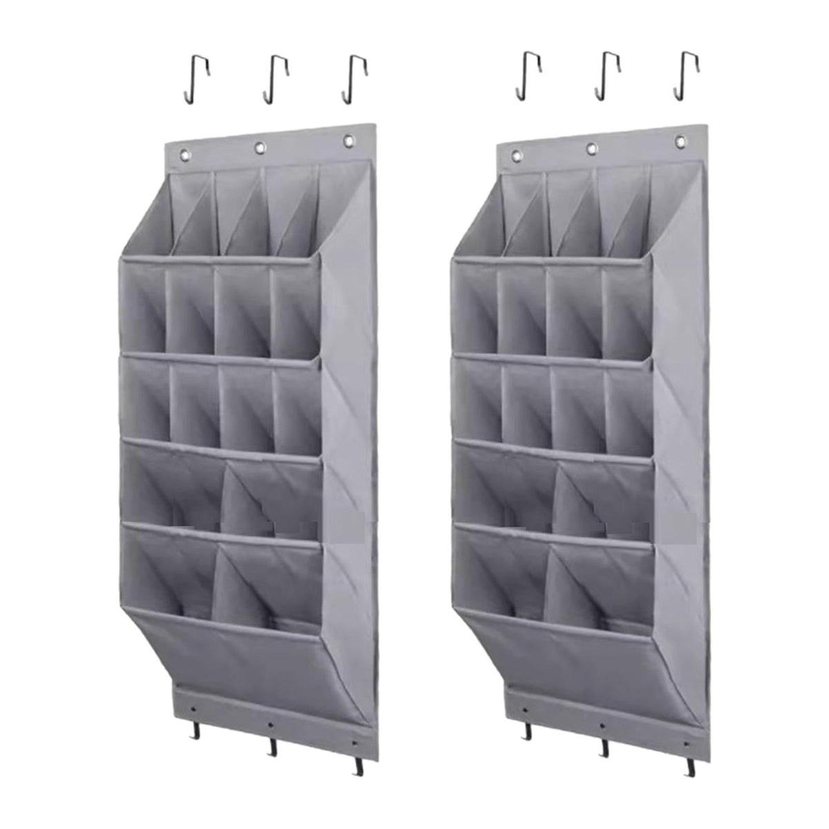 Maxbell Collapsible Door Shoe Rack Organizer Storage Pouch for Wardrobe Home Wall 16 Pockets