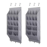 Maxbell Collapsible Door Shoe Rack Organizer Storage Pouch for Wardrobe Home Wall 16 Pockets