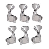 Maxbell 6 Pieces Lock String Tuning Key Pegs for Folk Acoustic Guitars Electric