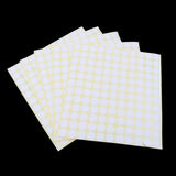 Max 5 Sheets Essential Oil Bottle Cap Stickers Self Adhesive Labels Round White