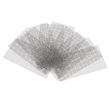 Max 10xStainless Steel Wire Mesh Pad Fish Tank Plant Moss Net Decor 5 x 10CM
