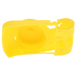 Max Silicone Skin Case Camera Cover Protector for Casio ZR5500/5000/3700 Yellow