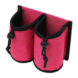 Maxbell Luggage Travel Cup Holder Bottle Holder Beverages Drink Caddy Pouch Men Women red