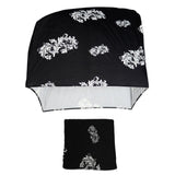 Max Elastic Sofa Cover Sofa Furniture Protector Couch Slipcover Black 145-185cm