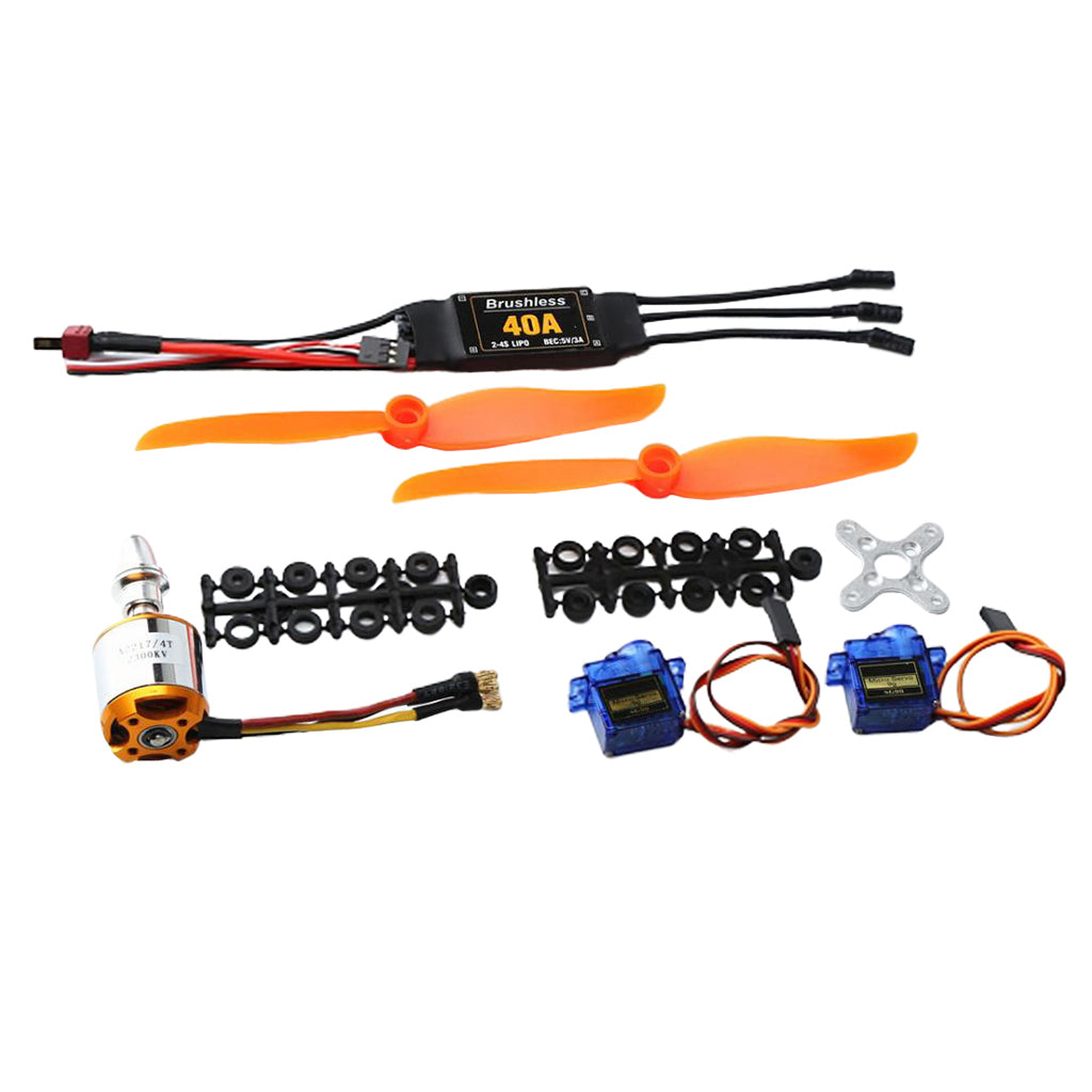 Maxbell RC 2300KV Brushless Motor 40A ESC + Propeller For RC Airplane Parts