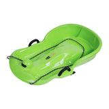 Maxbell Winter Snow Sled Toboggan Sledding Sleigh Holiday Skiing Kids Outdoor Sledge Green