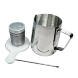 Maxbell Stainless Steel Milk Frothing Cups for Home 600ml