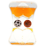 Maxbell Heart Disc Bubbler Timer Floating Color Hourglass Illusion Science Toy
