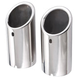 Maxbell Pair Car Exhaust Muffler Outlet Tip Pipe For VW Jetta 6 MK6 Golf MK7