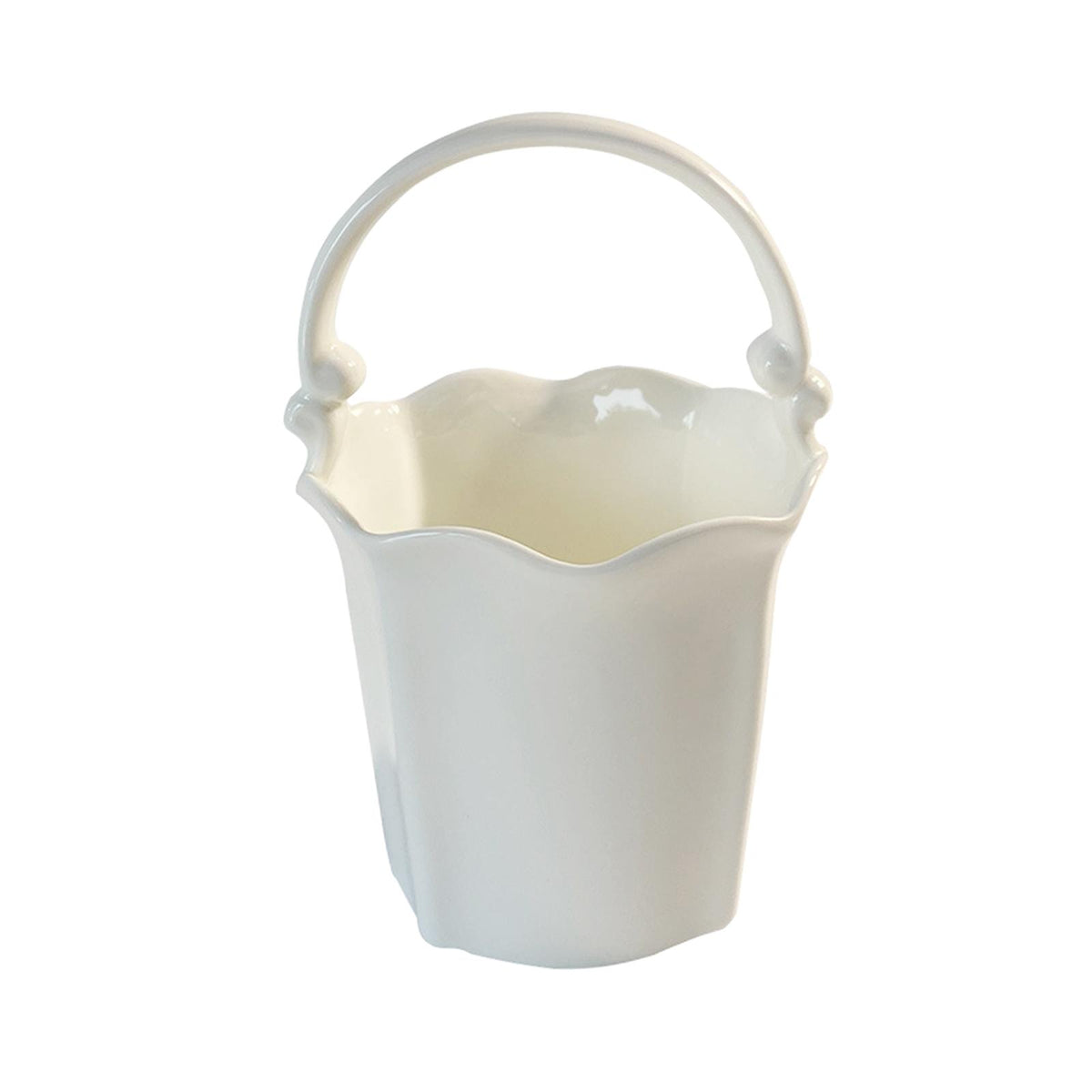Maxbell Plants Pot Flower Basket Container Case Bud Vase Ornaments Ceramic Home Vase Square