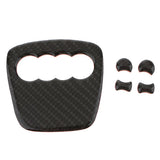 Max Maxb Carbon Fiber Steering Wheel Sticker Cover For Audi A4L A6L A3 Q3 Q5  Shape 1
