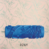 Maxbell 5'' Embossed Paint Roller Sleeve Wall Stencil Brush Flower Pattern Decor #23