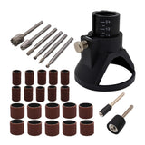 Max Maxb Rotary Multi Tool Cutting Guide Attachment Kit Router Drill Bits 29PCS