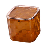 Maxbell Mini Trash Bin Multifunctional Household for Indoor Cars Bedside Table Orange Large