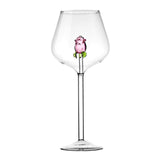 Maxbell Rose Wine Glasses Beverage Cups Wedding Glasses Cocktail Glass for Home Events 650ml