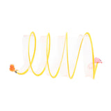 Maxbell Cat Tunnel Tube Foldable Tubes Spiral Tunnel Cat Runway for Mouse
