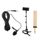Maxbell Wireless Instrument Microphone MIC 6.5mm Plug with Clip For Erhu Flute etc.