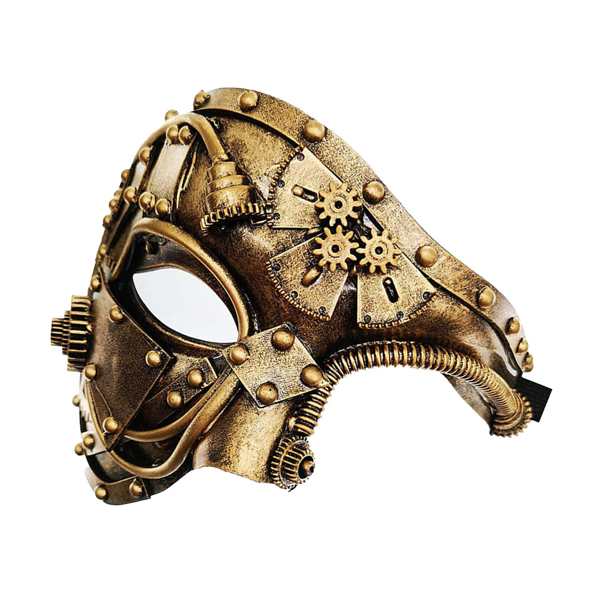 Maxbell Creative Punk Cover Cosplay Costume Props for Party Carnival Decoration Antique Copper