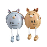 Max Creative Resin Hanging Foot Ornament Desktop Figurine Pig_2