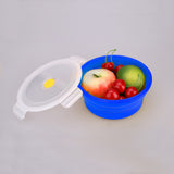 Maxbell Collapsible Silicone Camping Bowl, Food-grade and BPA-free 400ml Blue
