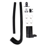 Max Engine  Baffled  Oil Catch Tank Can Reservoir Breather Filter Hose  Set