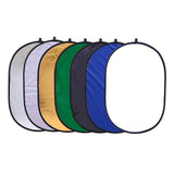 Maxbell 7 in 1 Photo Photography Light Multi Collapsible Reflector Disc Panel -35x47inch /90x120cm Diffuser