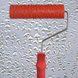 Max 7 inch Embossing Paint Roller Painting Brush With Handle Wall Decor #16
