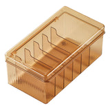 Maxbell Portable Cable Storage Box Cable Organizer Protect for Home Kitchen Desk Brown