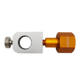 Maxbell CO2 Cylinder Refill Adapter Bottle Connector Pressure Gauge for Maker style H