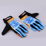 Maxbell Unisex Cycling Bike Full Finger Gloves Gel Padded Riding Glove Blue  XL