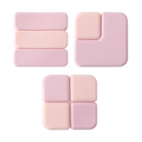 Maxbell 3Pcs Wall Protectors Door Stopper Durable Simple for Chair Back Doorknobs Pink