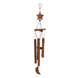 Maxbell Deep Relaxing 8 Tubes Bamboo Star Chapel Bells Windmill Wind Chimes Decor