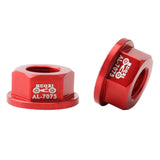 Maxbell Kids Bicycle Hubs Nut M10 Folding Balance Bike Wheel Hubs Axle Nuts Red
