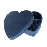 Maxbell Ring Box Heart Shaped Multifunction for Women Rings Earrings Necklaces F