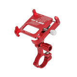 Maxbell Bike Phone Holder for Sports Cameras Motorbike 6-10cm Width Smartphones Red