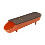 Maxbell Egg Box Egg Tray Egg Holder with Lid for Fridge Household Shelf Orange