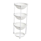 Maxbell Multi-Layer Detachable Stackable Kitchen Storage Organizer Basket 4 Layer