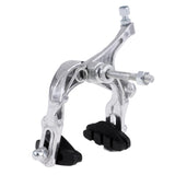 Maxbell Bike Side Pull Brake Long Arms Clamp Bike Lever Cable Housing Front Silver