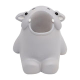 Maxbell Cute Tooth Brush Storage Wall Mounted Shower Adhesive for Household hippo