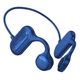 Maxbell Bone Conduction Headphones Support TF Card Open Ear Driving Meeting Blue Box