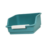 Maxbell Open Top Pet Litter Box Kitten Toilet Smooth Durable Pet Cat Toilet Sand Box green