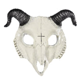 Maxbell Halloween Cosplay Goat Skull Mask Full Face for Carnival Costume Accessories