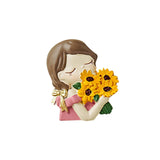 Maxbell Cute Cartoon Light Switch Sticker Creative for Baby Nursery Room Wall Decor Sunflowers Girl