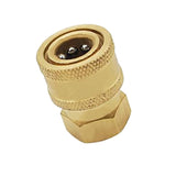 Max Pressure Washer Quick Release Socket 15mm to 3/8 Female Brass Connector