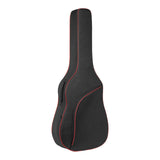 Maxbell Guitar Bag Water Resistant Guitar Gig Guitar Backpack for Ukulele Gifts Red 40in to 41in