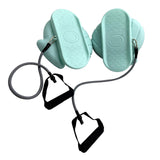 Maxbell Split Waist Twisting Disc with Handles Silent for Exercise Arms Hips Green